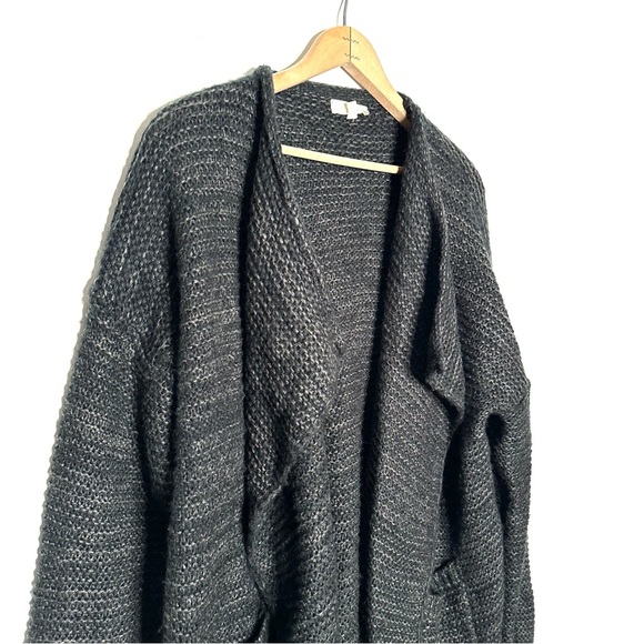 Promesa | Gray Open Cardigan Sweater Size M/L - Picture 2 of 6